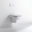 Duravit D-code Abattant de WC 43x36x4cm compact Plastique blanc Brillant SW46980