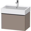 Duravit D-neo Meuble sous vasque 68x44.2x44cm 1 tiroir Basalte mat SW640824