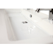 HR badmeubelen Djazz Lavabo - 121x45.5x4cm - 2 trous de robinet - 1 bassin - céramique blanche SW235623