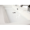 HR badmeubelen djazz lavabo en céramique 121x45.5x4cm blanc simple 2pcs SW235623
