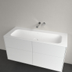 Villeroy & boch Finion Lavabo pour meuble 120x50cm sans trou de robinet ni trop-plein Ceramic+ stone white SW209391