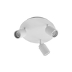 QAZQA Ducha - 3 lampes - lampes led dimmables incluses - IP65 - Rond - Blanc SW1477252