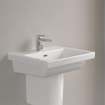 Villeroy & Boch Subway 3.0 lavabo - 55x44x16,5cm - Rectangulaire 1 trou de robinet avec trop-plein Blanc Alpin brillant Ceramic+ SW701249