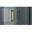 FugaFlow Efficiente Vetro Cabine de Douche - 80x80 cm - carré - or mat SW1470183