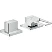 Hansgrohe Metropol combinaison de bord de baignoire 2 trous avec poignée arceau chrome SW99891