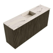 Mondiaz JOYA-DLUX 90cm toiletmeubel - kleur Shadow - Wastafel FAYE positie Midden Zonder kraangat kleur Nata. SW1424979