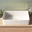 BRAUER San José lavabo à poser 60x39cm rectangulaire céramique blanc brillant SW86532