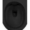 Clou InBe 1 wandtoilet met toiletzitting versie 48 cm mat zwart SW993248