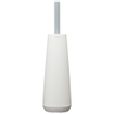 Tiger Tess Porte-brosse WC sur pied avec brosse flexible Swoop® Blanc Gris clair SW877651