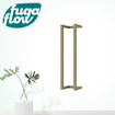 FugaFlow Eccelente Sobrado Porte-serviettes - 60x12.5x12.5cm - Laiton brossé SW1123857