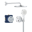 GROHE QuickFix Precision SmartControl Système de douche encastré - tête de douche mono Vitalio Rain 310 - chrome. SW1120182