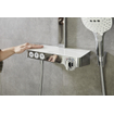 Hansgrohe Raindance Select E300 showerpipe: avec Showertablet 300 robinet thermostatique apparent avec douchette 3 jets et douche de tête 3 jets blanc/chrome 0452234