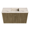 Mondiaz JOYA-DLUX 70cm toiletmeubel - kleur Dusk - Wastafel FAYE positie Midden 1 kraangat kleur Nata. SW1425895
