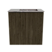 Mondiaz JOYA-DLUX 40cm meuble de toilette - couleur Shadow - Lavabo FAYE position Droite 1 trou de robinet couleur Sombra. SW1425165