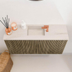 Mondiaz JOYA-DLUX 80cm toiletmeubel - kleur Dusk - Wastafel FAYE positie Midden 1 kraangat kleur Meli. SW1425814