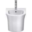 Duravit White tulip bidet suspendu 54x37x31,5cm avec trop-plein blanc SW640404