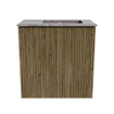 Mondiaz JOYA-DLUX 40cm toiletmeubel - kleur Dusk - Wastafel FAYE positie Rechts Zonder kraangat kleur Sombra. SW1426119