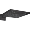 Hansgrohe Raindance e Ensemble de douche - élément encastré - pomme de douche - douchette - thermostat - coude mural - support mural - flexible de douche - noir mat SW1208485
