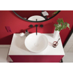 Villeroy & Boch Artis lavabo à poser - rond Ø43x12.5cm - Ceramic+ sans trou de robinetterie sans trop-plein stone white SW209528