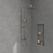 Villeroy & Boch Verve Showers Douchesysteem met drie functies voor wandmontage - chroom SW974381