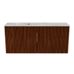 Mondiaz JOYA-DLUX 90cm meuble de toilette - couleur Ruby - Vasque FAYE position Gauche 1 trou de robinet couleur Glace. SW1423538