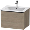 Duravit D-neo Meuble sous vasque 61x46.2x44cm 1 tiroir Chêne (terra) mat SW640722