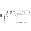 Duravit D-neo wandbidet wit SW640544