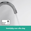 Hansgrohe Logis Robinet pour lavabo 1 trou 210 avec bec rehaussé et tournant 120 degrés avec bonde chrome 0605655