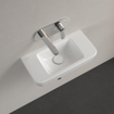 Villeroy & Boch O.novo Lave-main WC 50x14.5x13.5cm sans trou de robinet ni trop-plein Blanc Alpin SW448398