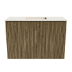 Mondiaz JOYA-DLUX 60cm toiletmeubel - kleur Dusk - Wastafel FAYE positie Midden 1 kraangat kleur Meli. SW1425812