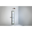 Sunshower Round Plus L infrarouge + lumière UV en saillie incl. support mural 185x33x12cm corps entier Organic grey SW769471