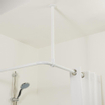 Sealskin Seallux Support plafond pour barre de douche d'angle 60cm Blanc CO276668610