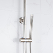 Fortifura Calvi Ensemble de douche pluie thermostatique (base) - Inox brossé PVD SW1159499