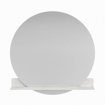 Miroir de salle de bain Mondiaz SPOT - rond 110cm - plan de miroir - couleur Ostra SW1235665