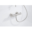 Fortifura Calvi Mitigeur thermostatique douche à poser Inox brossé PVD SW377862