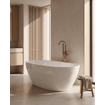 ZEZA Eloise Vrijstaand bad - 170x80cm - acryl - sifon - glans wit SW1186424
