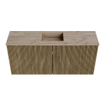 Mondiaz JOYA-DLUX 90cm meuble de salle de bains - couleur Dusk - Vasque FAYE position Milieu Sans trou de robinet couleur Arena. SW1425760
