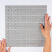 The Mosaic Factory London carrelage mosaïque - 30x30cm - carrelage mural et de sol - Carré - Porcelaine Gris Mat SW157483