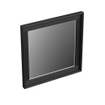 Forzalaqua Reno 2.0 miroir 40x40cm Carré sans éclairage avec cadre Chêne massif Black oiled SW492620