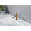 Fortifura Calvi Slim Robinet de lavabo - 17,4cm - montage apparente - cuivre brossé PVD (Cuivre) SW970029