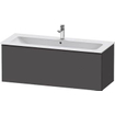 Duravit D-neo Meuble sous vasque 121x46.2x44cm 1 tiroir Graphite mat SW641062