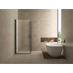 Wiesbaden Salone cabine met 2 draaideuren 900 x 900 x 2000 x 8 mm nano helder glas/mat zwart SW717728