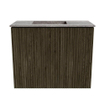 Mondiaz JOYA-DLUX Meuble de toilette 50cm - couleur Shadow - Vasque FAYE position Gauche Sans trou de robinet couleur Oza SW1425019