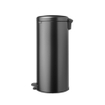 Brabantia NewIcon Poubelle à pédale - 30 litres - seau intérieur en plastique - confident grey SW1117482