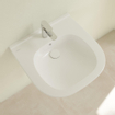 Villeroy & Boch O.novo Vita lavabo - Vita avec 1 trou de robinet avec trop-plein 55x55cm - CeramicPlus blanc 1025054