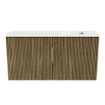 Mondiaz JOYA 80cm toiletmeubel - kleur Dusk - Wastafel FAYE positie Rechts 1 kraangat kleur Talc. SW1421610