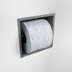 Mondiaz EASY Porte-papier toilette - CUBE 165 - 16x8.6x16cm - solid surface - Plata SW1026198