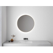Wiesbaden Novi spiegel rond met LED, dimbaar 80 cm geborsteld messing SW796269