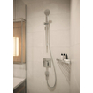 Hansgrohe Fixfit Square Coude mural de raccordement avec clapet anti-retour chrome 0605348