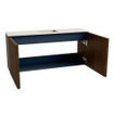 Mondiaz JOYA-DLUX 90cm toiletmeubel - kleur Walnut - Wastafel FAYE positie Midden Zonder kraangat kleur Meli. SW1424438